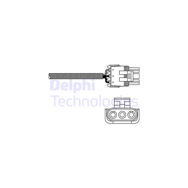 DELPHI - ES1096812B1 (ES10968-12B1_лямбда-зонд!// Renault R19/R21/Clio 1.2-2.0 89-01)