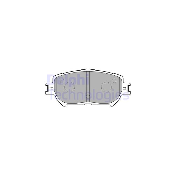 DELPHI - LP1738 (колодки дисковые п./ Toyota Camry 2.4i/3.0i 01>)
