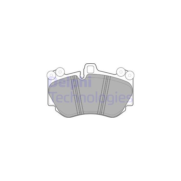 DELPHI - LP2116 (колодки дисковые п./ Porsche Cayenne 3.2/4.5 V8 02> диски 19