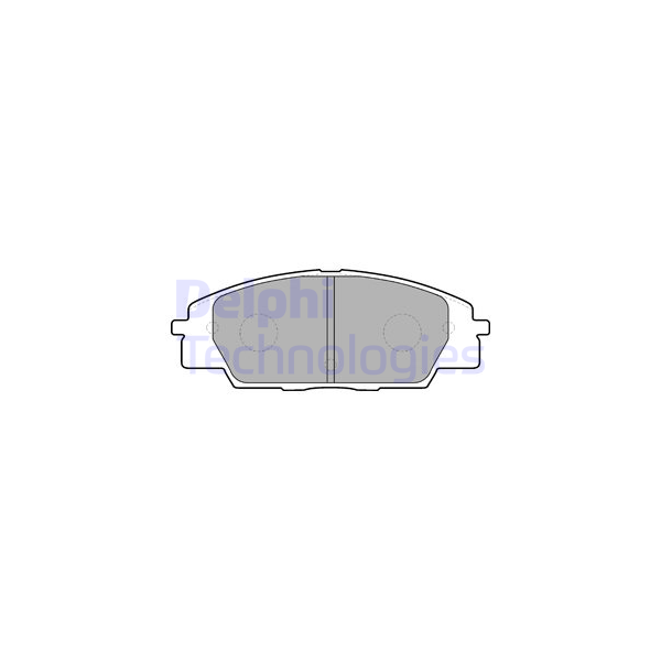 DELPHI - LP1559 (колодки дисковые п./ Honda Civic 2.0/1.7CDTi 02>/S2000 2.0i 99>)