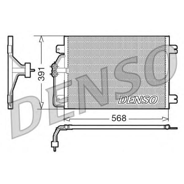 DENSO - DCN23010 (Радиатор кондиционера)