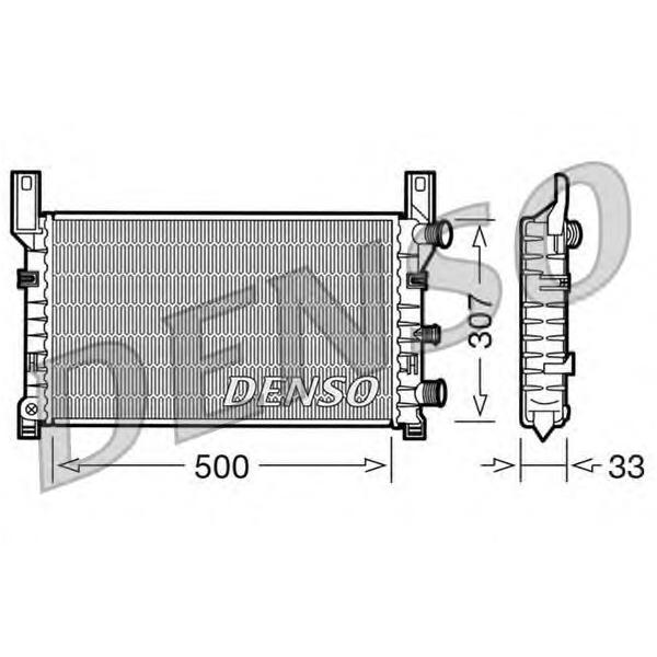 DENSO - DRM10035 (Радиатор охлаждения двигателя)