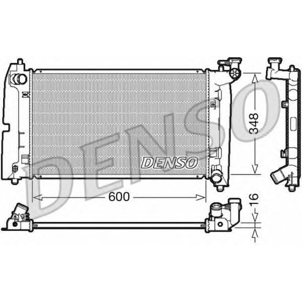 DENSO - DRM50085 (РАДИАТОР)