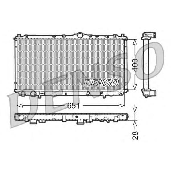 DENSO - DRM33060 (Радиатор охлаждения двигателя)