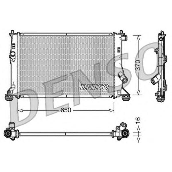 DENSO - DRM10076 (Радиатор DRM10076)