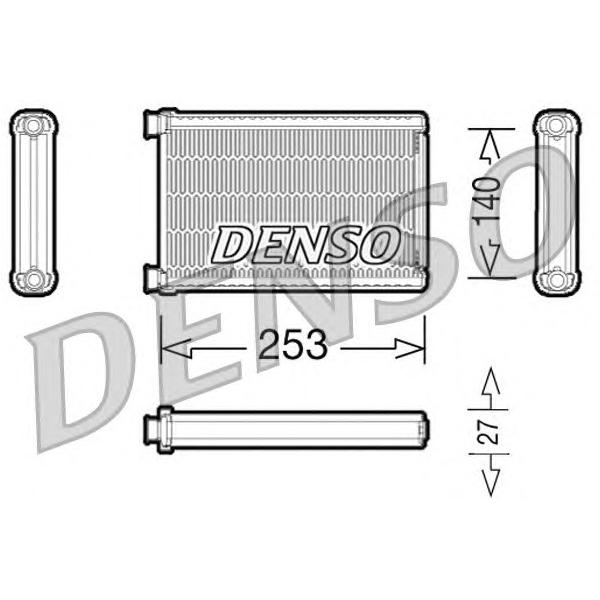 DENSO - DRR05005 (Радиатор отопителя BMW E81/E82/E88/E90 1.6-3.5/1.6D-3.5D 03-)