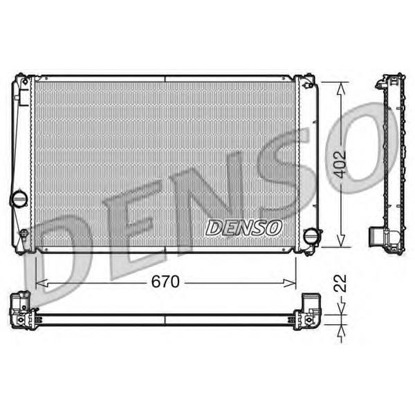 DENSO - DRM50053 (Радиатор системы охлаждения)