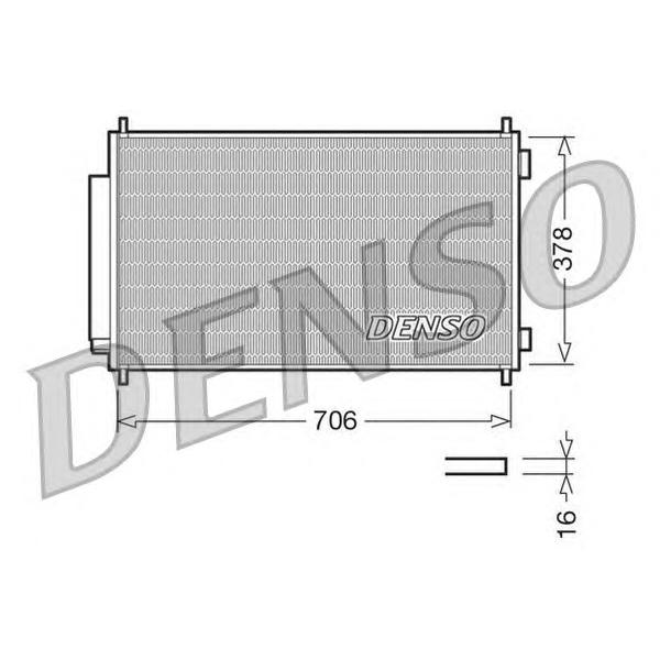 DENSO - DCN40002 (Радиатор кондиционера)