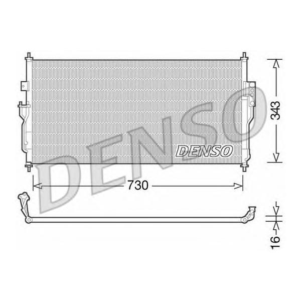 DENSO - DCN46006 (Конденсор)