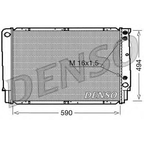 DENSO - DRM33053 (Радиатор охлаждения двигателя)