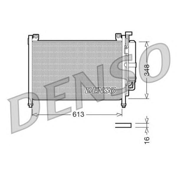 DENSO - DCN44002 (Радиатор кондиционера)