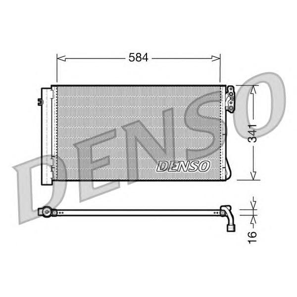 DENSO - DCN05012 (Радиатор кондиционера DCN05012)