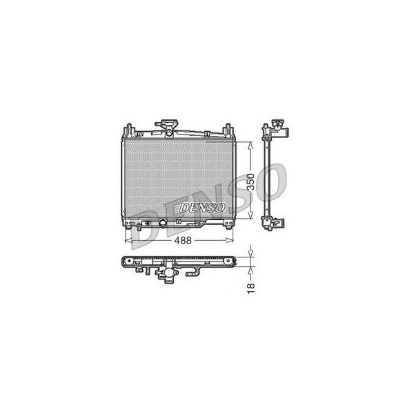 DENSO - DRM50002 (Радиатор охлаждения двигателя)