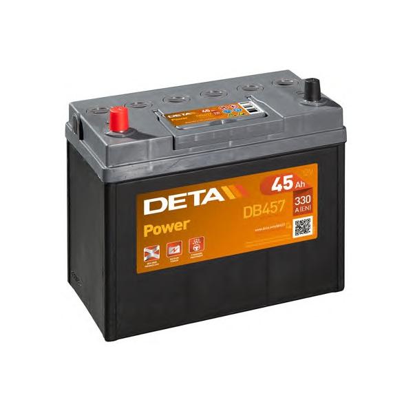 DETA - DB457 (Аккумулятор DETA POWER 12V 45AH 330A ETN 1(L+) B0 237x127x227mm 11kg)