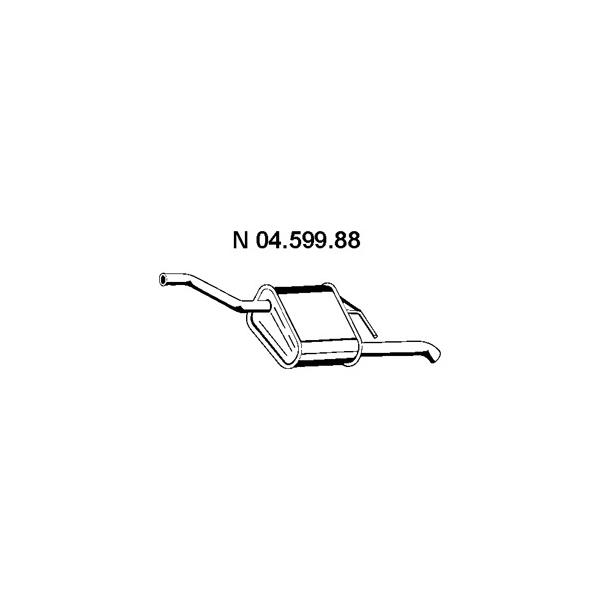 EBERSPACHER - 04.599.88 (Глушитель конечный)