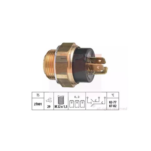 EPS - 1.850.604 (датчик вкл.вентил./ Citroen BX 1.9D 87-93, Peugeot 205 1.1-1.9i/1.7D/1)