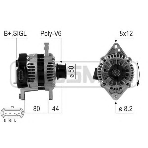ERA - 210643 (Генератор 14V 85A)