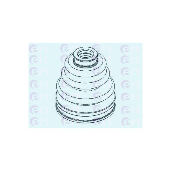 ERT - 500412T (Пыльник ШРУСа наружн к-кт NISSAN: QASHQAI / QASHQAI +2 07-, X-TRAIL 07-)