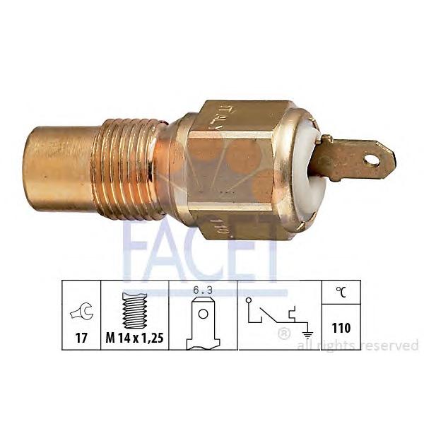 FACET - 7.4030 (Датчик температуры охлаждающей жидкости CITROEN: AX (ZA-_) 1.3 Sport/10/10 E/11/11 4x4/11 KAT/14/14)