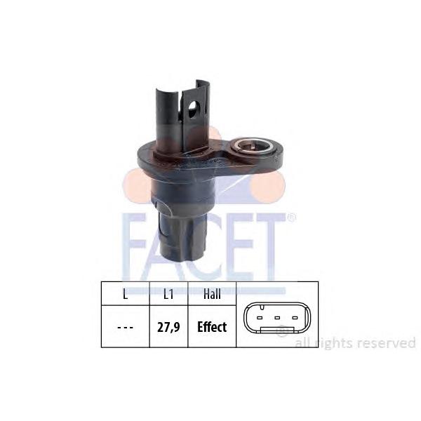 FACET - 90523 (Датчик положения коленвала ALPINA: B7 (F01, F02) 4.4 BiTurbo/4.4 BiTurbo Привод на все колеса 09-// BMW: 1 (E81) 116 i/118 i/120 i/130 i 06-12, 1 (E87)