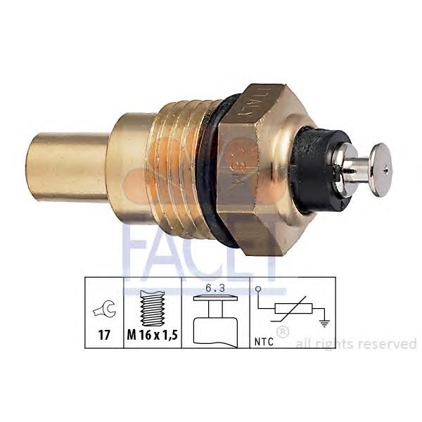 FACET - 7.3067 (Датчик температуры охлаждающей жидкости ISUZU: BIGHORN (UBS) 2.2 D 4x4 83-91, BIGHORN Вездеход откры)