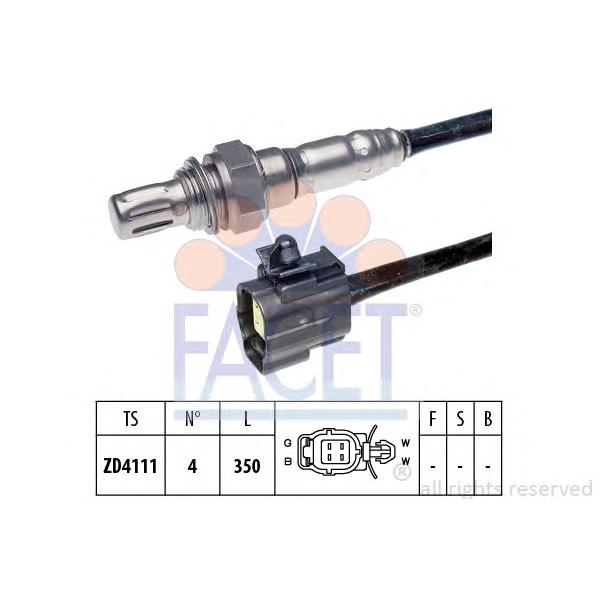 FACET - 108100 (Лямбда-зонд Nissan Almera 1.6 16v 06->)