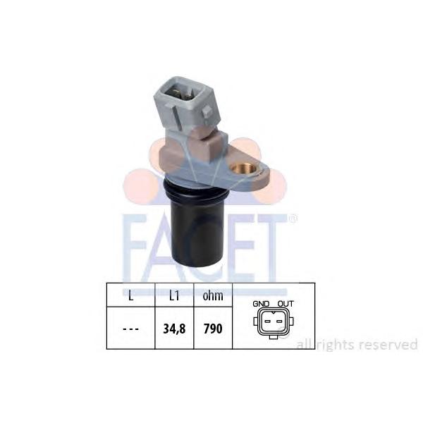 FACET - 9.0641 (Датчик положения коленвала SMART: FORTWO 0.8CDi/1.0 07-, ROADSTER 0.7 03-)