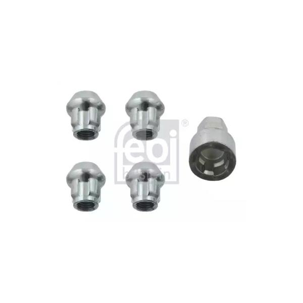 FEBI - 27057 (К-кт гаек с <секрет> (4+1ключ) M12х1,50)