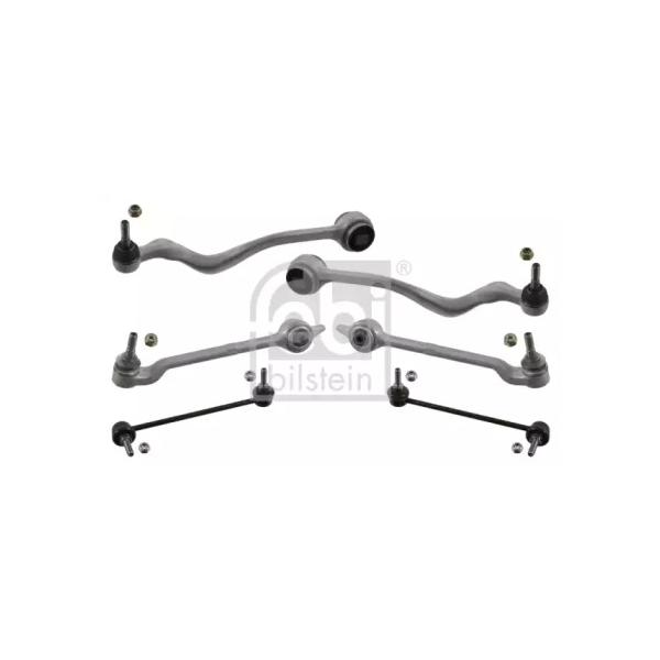 FEBI - 33371 (Комплект подвески BMW 5(E39) 95-04 передней (4рыч+2тяг.стаб.+крепеж))