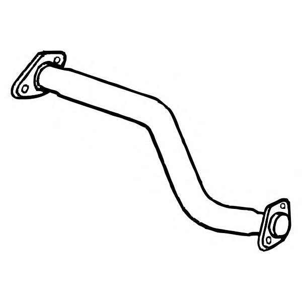 FENNO - P6896 (Трубопровод выпускной TOYOTA RAV IV 2.0 01-)