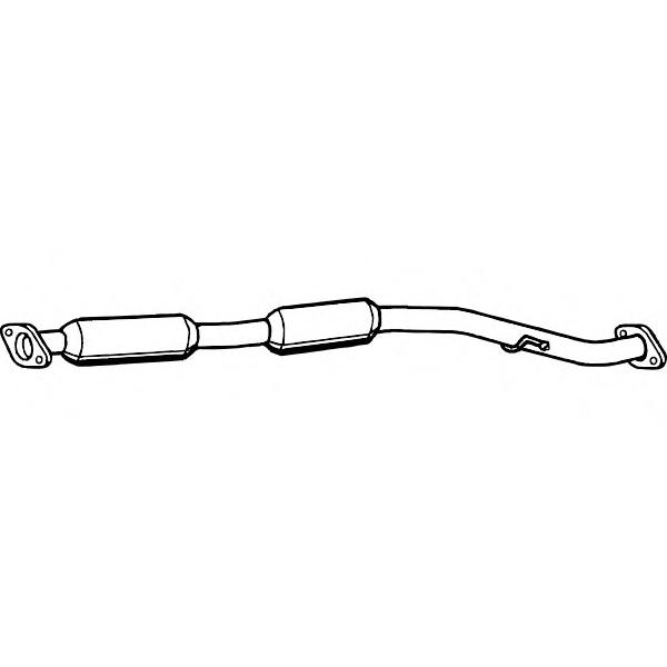FENNO - P9032 (Глушитель средний SUBARU LEGACY 2.0-2.5 98-03)