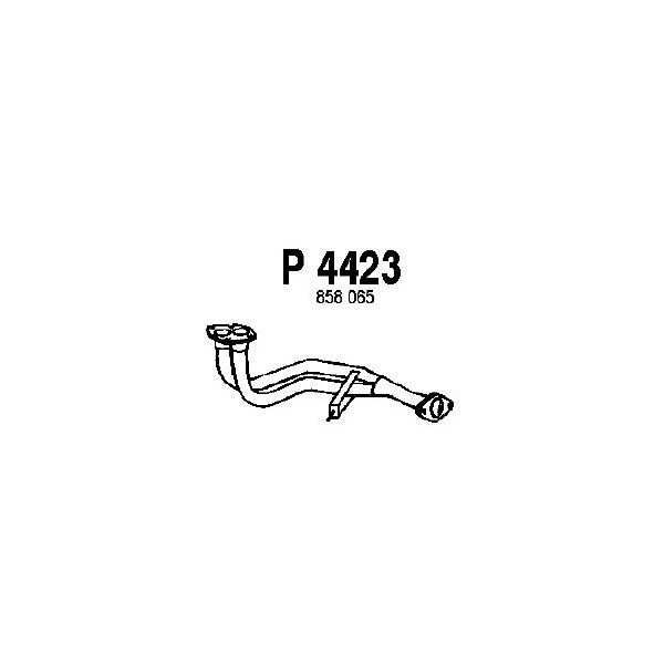 FENNO - P4423 (Труба приемная OPEL ASTRA F/CORSA B 1.4/1.6 94-98)