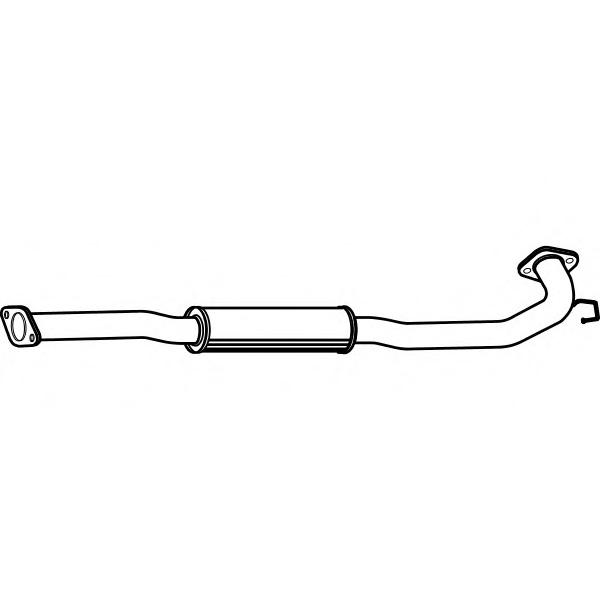 FENNO - P4104 (Глушитель средний NISSAN X-TRAIL 2.2 03-)