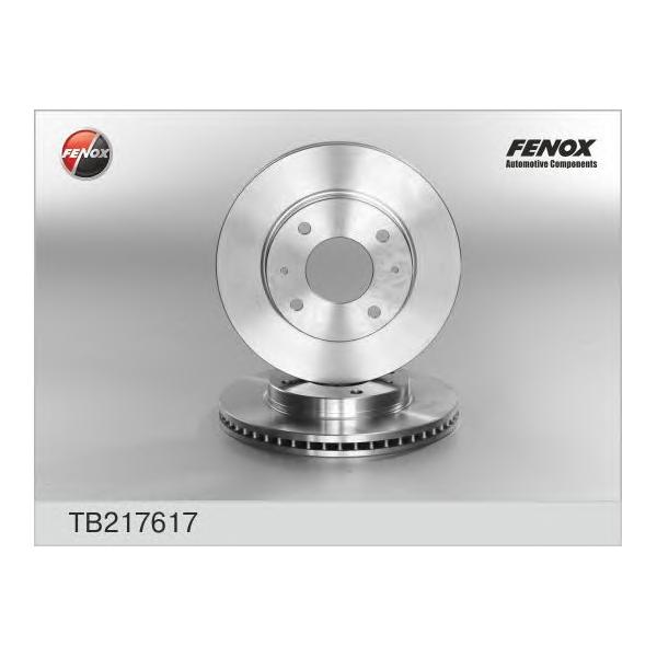 FENOX - TB217617 (диск торм. пер./ Hyundai Lantra/Sonata 1.6-2.5/1.9D 95-01)