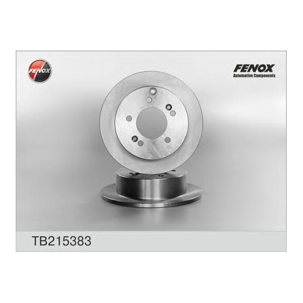 FENOX - TB215383 (Диск тормозной задний 232x10)