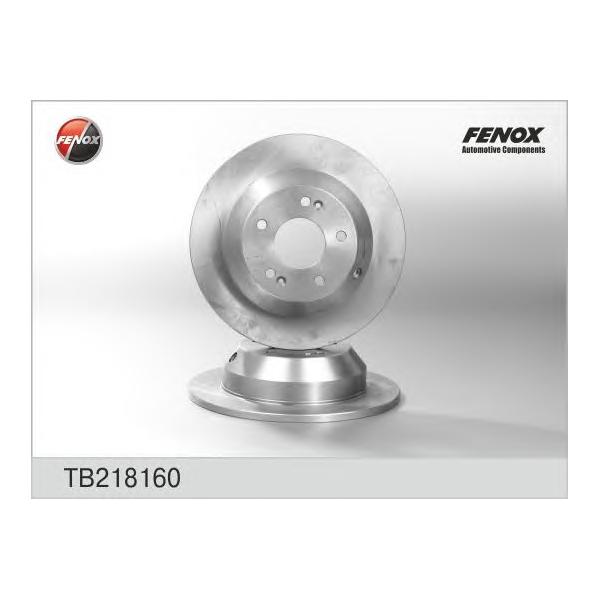FENOX - TB218160 (Диск тормозной задний Ø302x11)