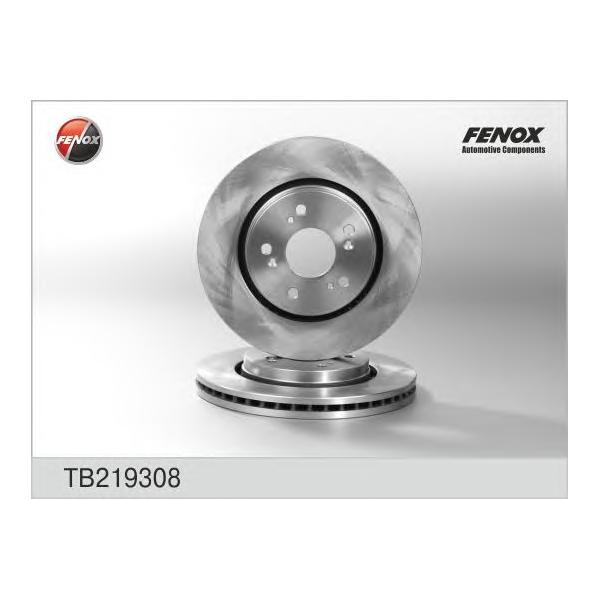FENOX - TB219308 (TB219308 диск тормозной передний!- Honda CR-V 2.0-2.2 07>)
