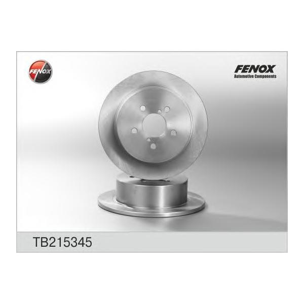 FENOX - TB215345 (TB215345 диск тормозной задний!- Subaru Legacy IV 2.0-2.5 03>)