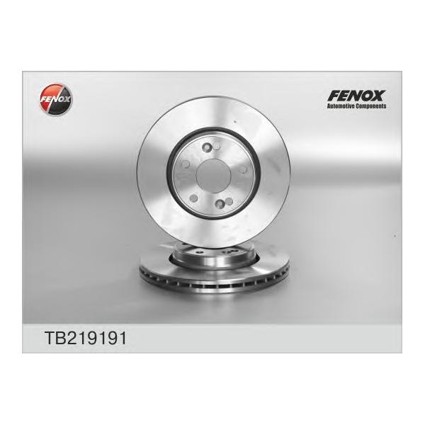 FENOX - TB219191 (диск торм. пер./ Renault Laguna 1.6-2.0 16V 01>)