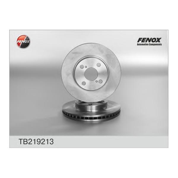FENOX - TB219213 (диск торм. пер./ Toyota Corolla Verso 1.4-1.8 01>)