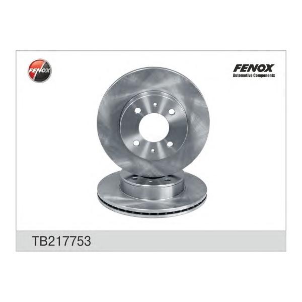 FENOX - TB217753 (диск торм. пер./ Hyundai Accent 1.3-1.6 94>)