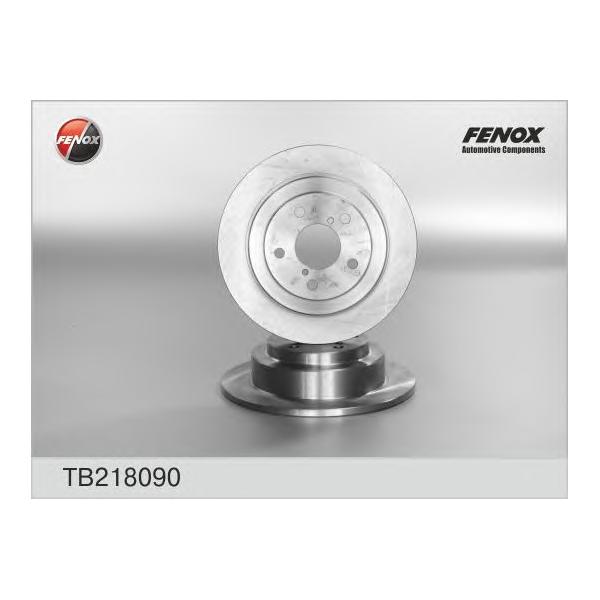 FENOX - TB218090 (Диск тормозной задний Ø266x10)