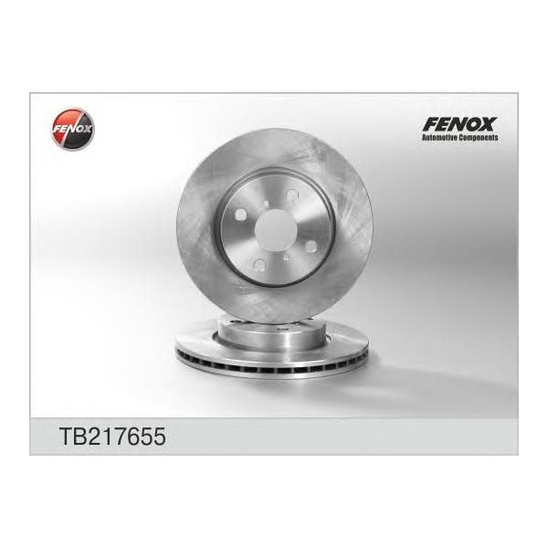 FENOX - TB217655 (TB217655 диск тормозной передний!/ Toyota Yaris 1.0/1.3 06>)