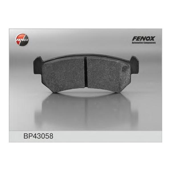 FENOX - BP43058 (колодки дисковые (зад. острые ушки))