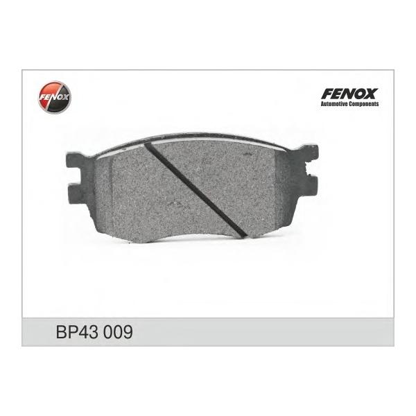 FENOX - BP43009 (Колодки торм.пер.)
