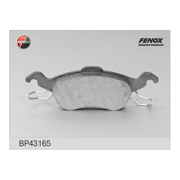 FENOX - BP43165 (Колодки тормозные передние для Ford Focus I 1998~2004)