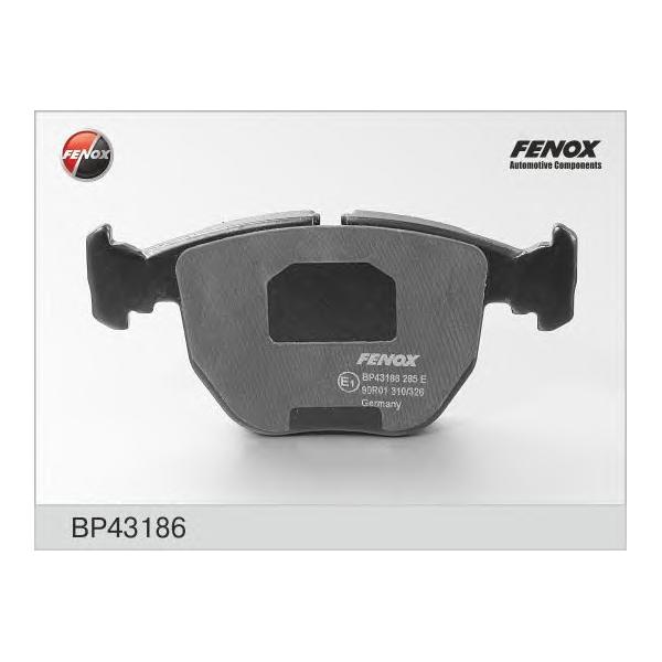 FENOX - BP43186 (Колодки тормозные передние BMW E39 4.0/M5 98-00/E31 3.0-5.0i 90-99)