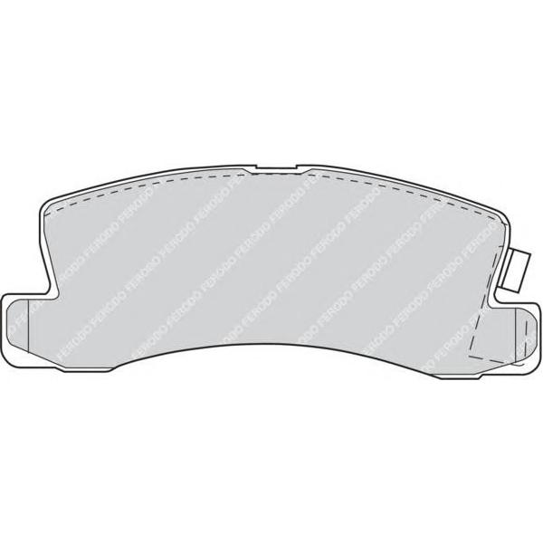 FERODO - FDB478 (колодки дисковые з./ Toyota Carina II/E 87-97/Camry 87>/Celica 85>)