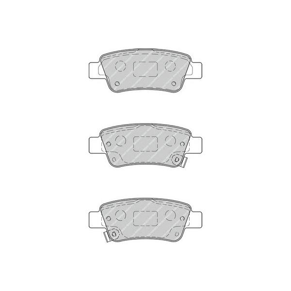 FERODO - FDB4233 (колодки дисковые з./ Honda CR-V 2.0/2.4/2.2D 06>)