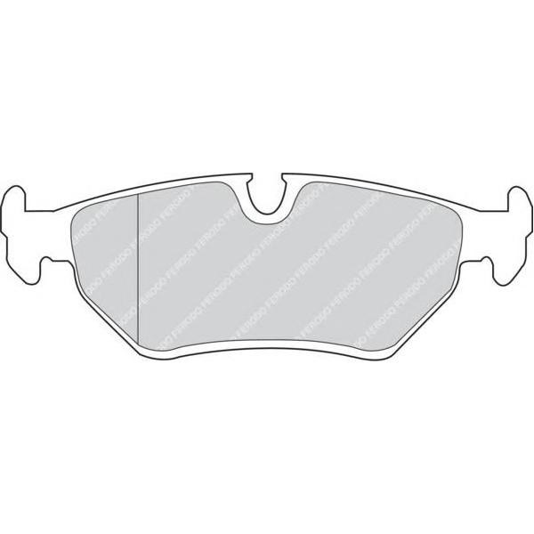 FERODO - FDB632 (колодки дисковые з./ Jaguar XJ6 2.9i/3.2i 89-94/4.0i 95>/XK8 4.0i 96-0)